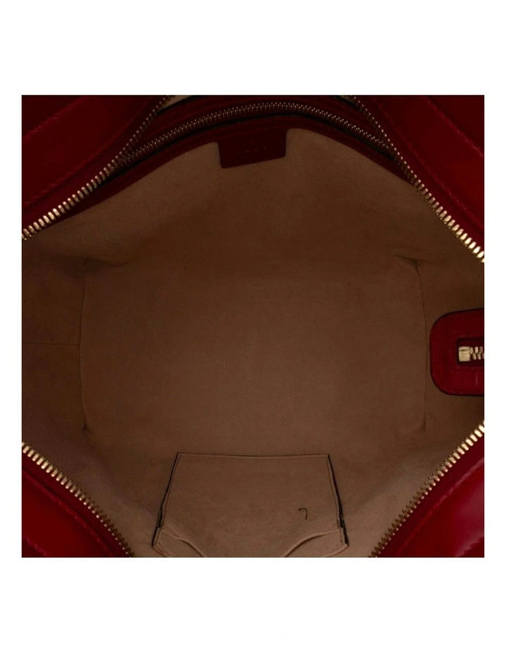 Gucci Guccissima Sukey Red Leather Tote Pre-Loved image 4