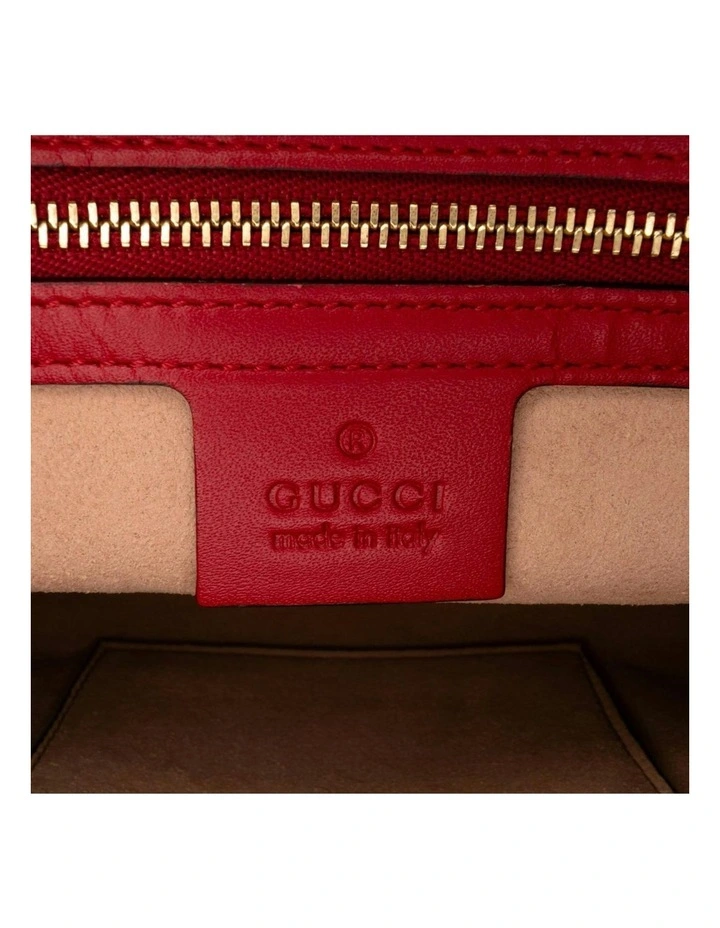 Gucci Guccissima Sukey Red Leather Tote Pre-Loved image 5