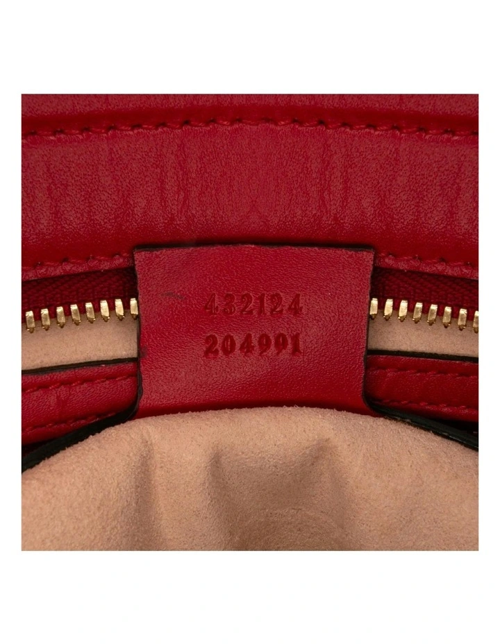 Gucci Guccissima Sukey Red Leather Tote Pre-Loved image 6