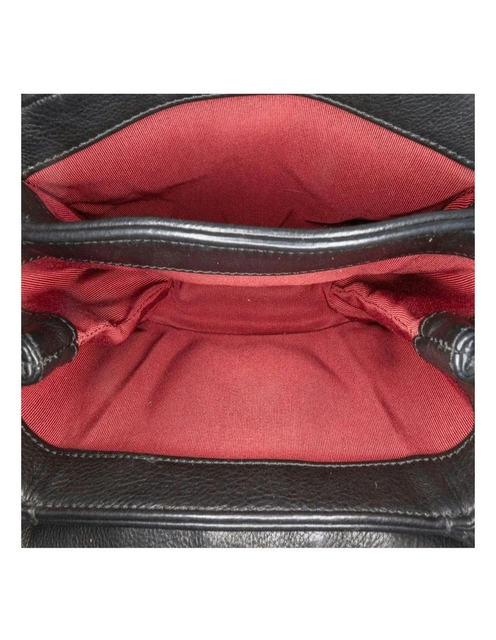 Quilted Calfskin Pearl Accordion Flap Bag with Chain Strap and CC Turn Lock Pre-Loved image 4