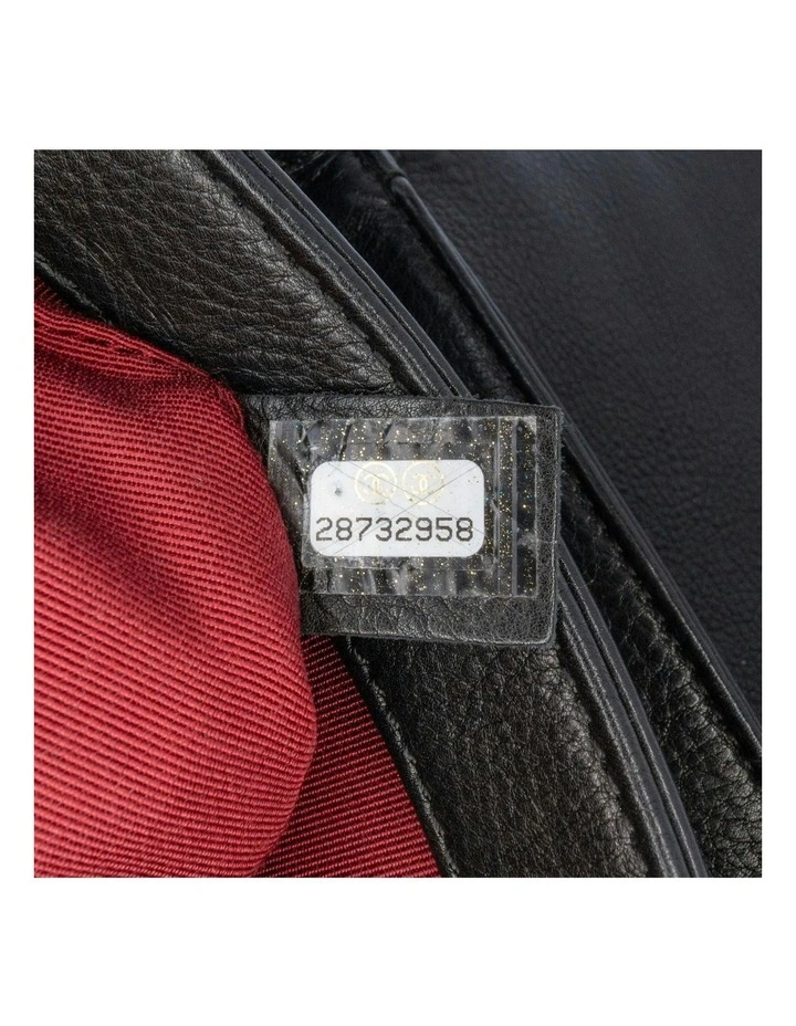 Quilted Calfskin Pearl Accordion Flap Bag with Chain Strap and CC Turn Lock Pre-Loved image 6