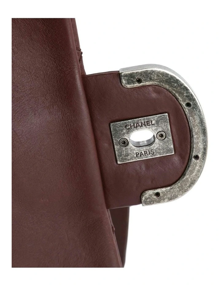 Quilted Calfskin Crossbody Bag with Chain Strap and Zip Closure Pre-Loved image 7