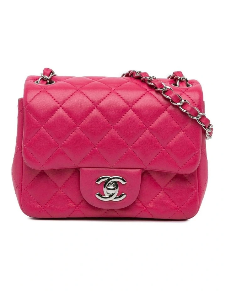 Quilted Flap Shoulder Bag with Chain Strap Pre-Loved image 1