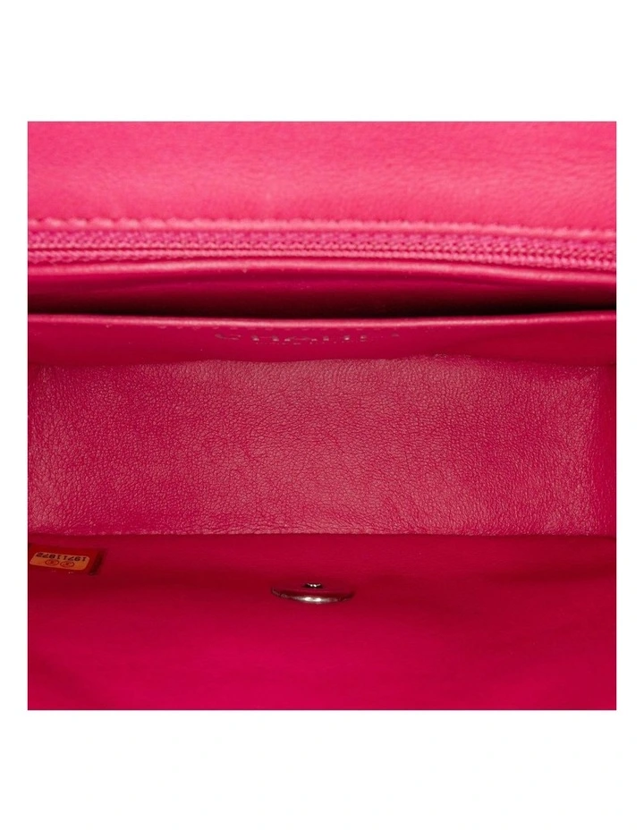 Quilted Flap Shoulder Bag with Chain Strap Pre-Loved image 4