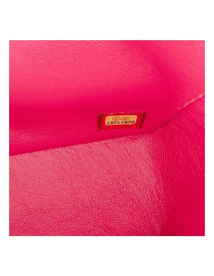 Quilted Flap Shoulder Bag with Chain Strap Pre-Loved image 6
