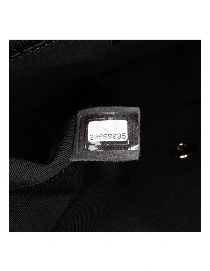 Quilted Caviar Leather Single Flap Shoulder Bag Pre-Loved image 6