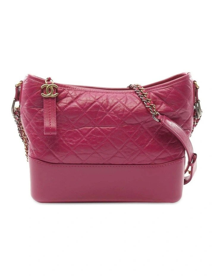Quilted Leather Hobo Bag Pre-Loved image 1