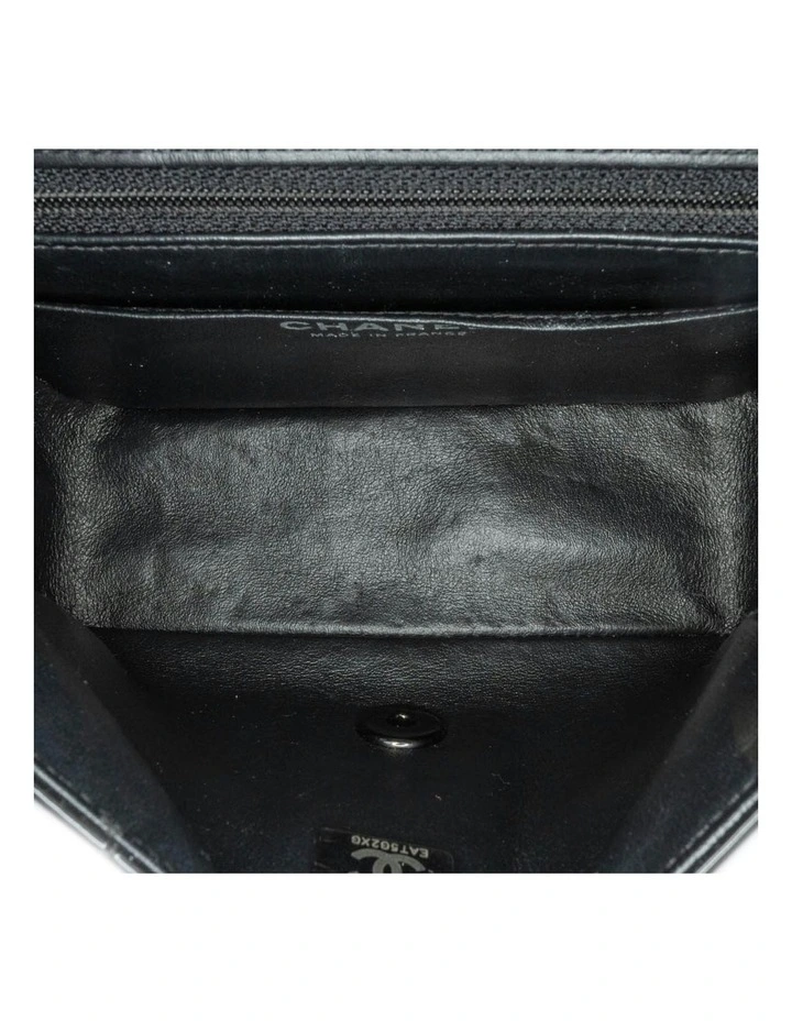 Mini Square Classic Patent Leather Flap Bag with Chain Strap Pre-Loved image 4