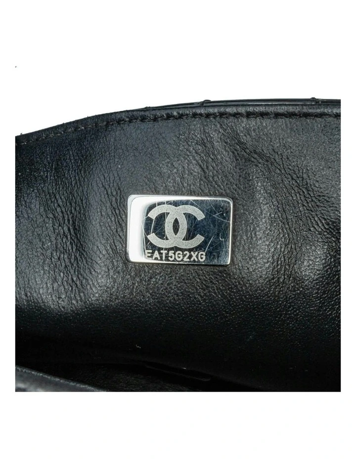 Mini Square Classic Patent Leather Flap Bag with Chain Strap Pre-Loved image 6