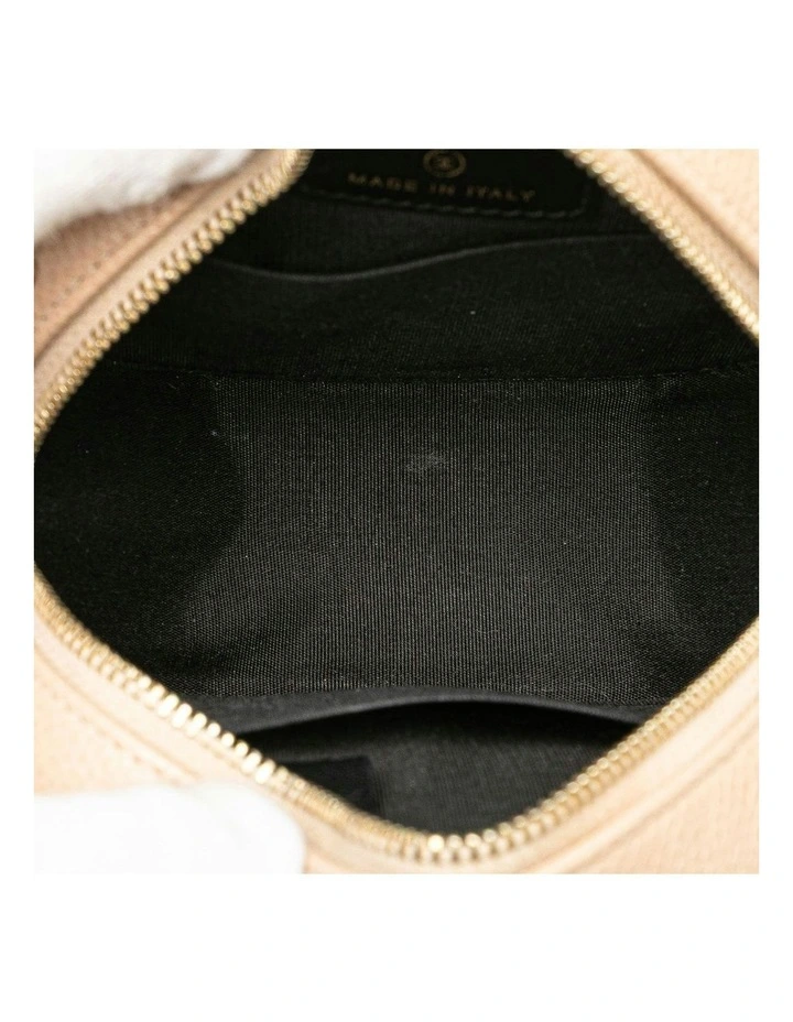Caviar Quilted Leather Crossbody Bag with Chain Strap Pre-Loved image 4