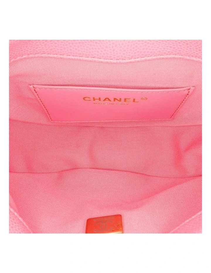 Mini Quilted Leather Flap Bag with Chain Strap Pre-Loved image 4