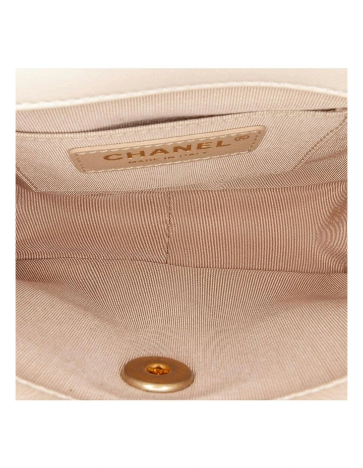 Quilted Lambskin Flap Bag with Chain Strap and CC Turn Lock Closure Pre-Loved image 4