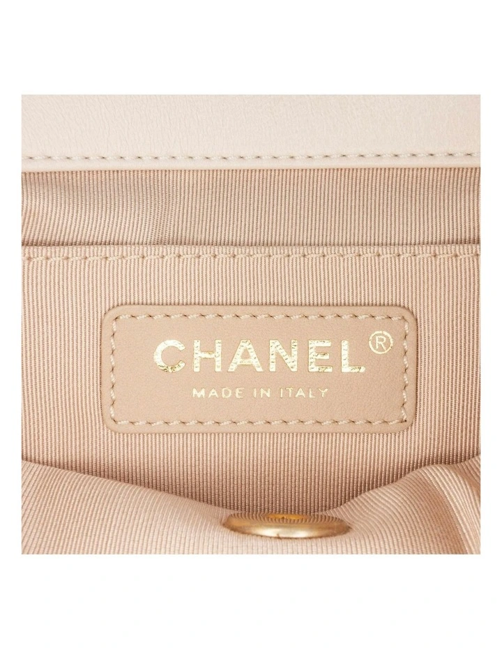 Quilted Lambskin Flap Bag with Chain Strap and CC Turn Lock Closure Pre-Loved image 5