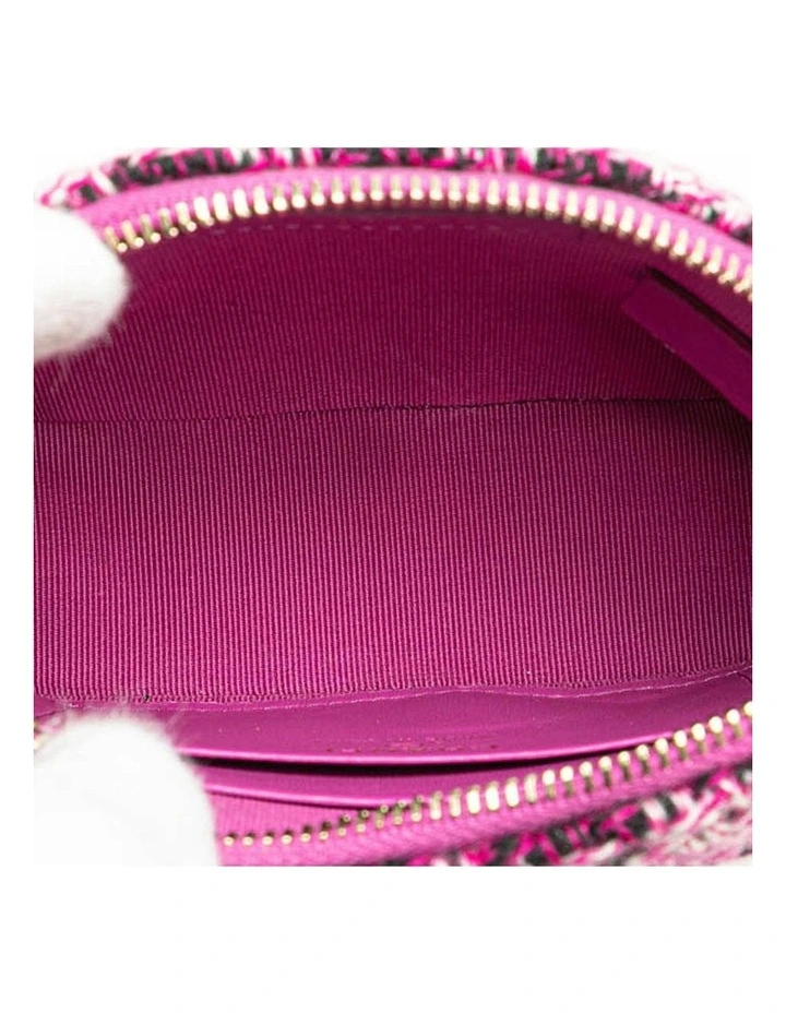 Tweed Houndstooth Clutch with Chain Strap Pre-Loved image 4