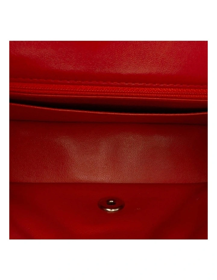 Mini Rectangular Classic Lambskin Single Flap Bag with Chain Shoulder Strap Pre-Loved image 4