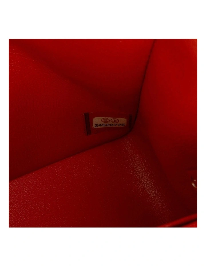 Mini Rectangular Classic Lambskin Single Flap Bag with Chain Shoulder Strap Pre-Loved image 5