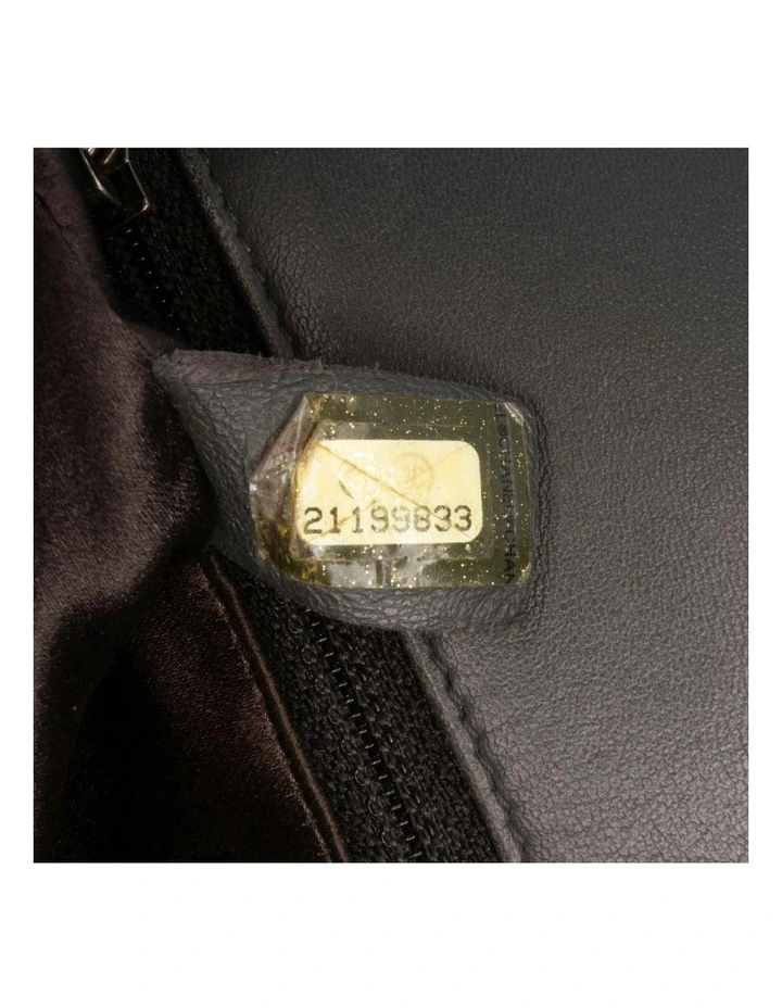 Quilted Lambskin Leather Shoulder Bag with Chain Strap and Turn-Lock Closure Pre-Loved image 6