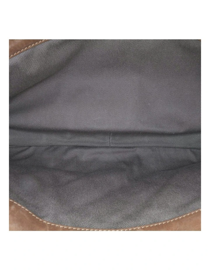 Quilted Iridescent Calfskin Relax CC Satchel with Chain Strap and Multiple Pockets Pre-Loved image 5