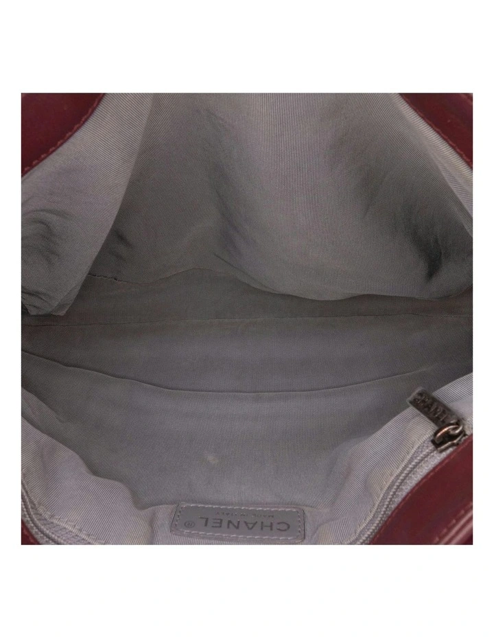 Quilted Calfskin Coco Pleats Flap Shoulder Bag Pre-Loved image 5