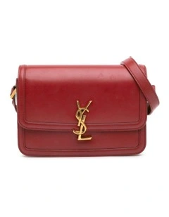 Medium Calfskin Solferino Satchel with Adjustable Strap and Clasp Closure Pre-Loved