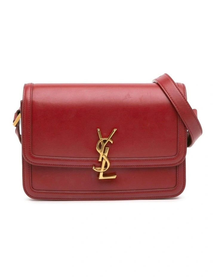 Medium Calfskin Solferino Satchel with Adjustable Strap and Clasp Closure Pre-Loved image 1