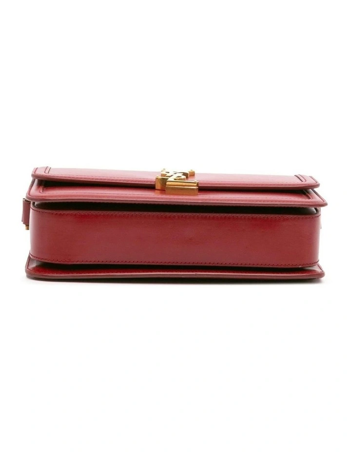 Medium Calfskin Solferino Satchel with Adjustable Strap and Clasp Closure Pre-Loved image 3