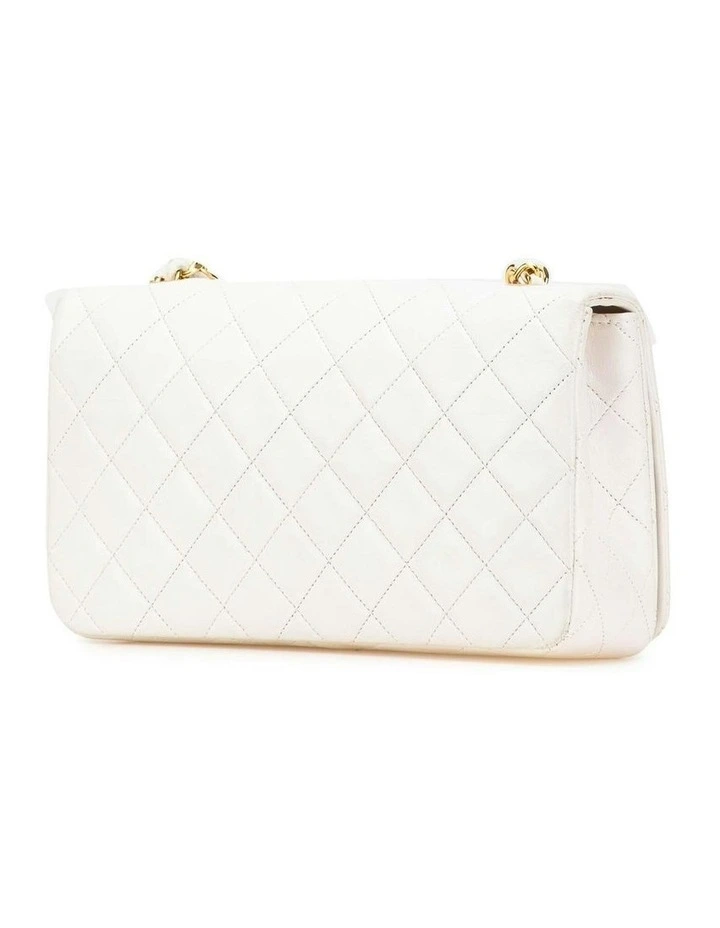 Quilted Lambskin Crossbody Bag with Chain Strap and CC Lock Pre-Loved image 2