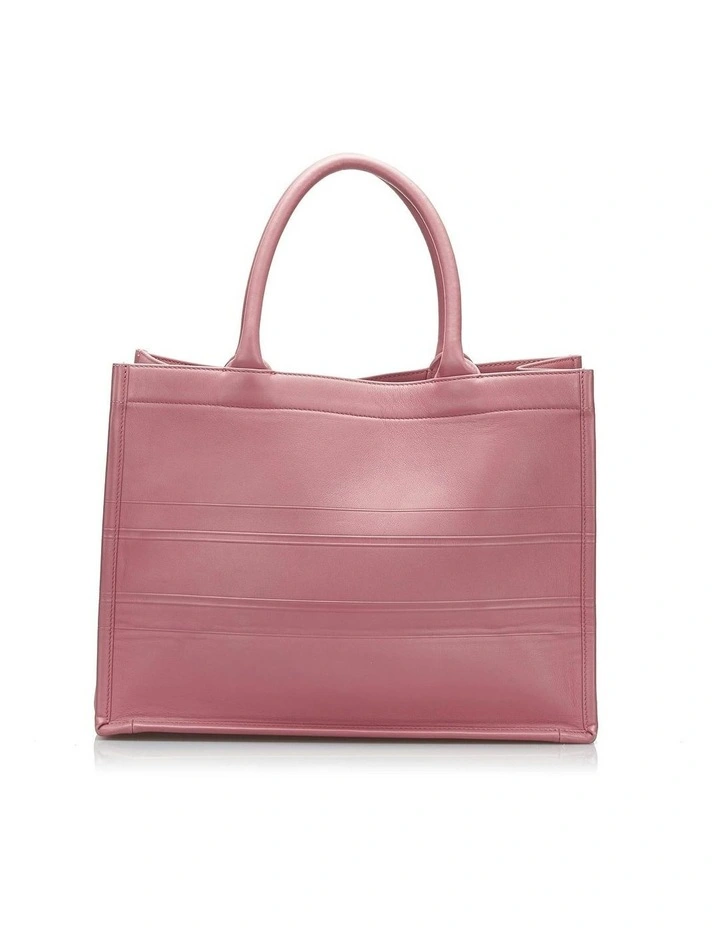 Embossed Leather Tote Bag Pre-Loved image 3