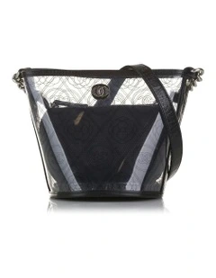 Camellia PVC Bucket Bag Pre-Loved