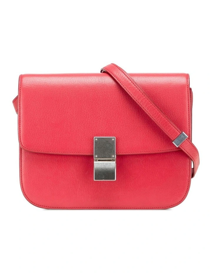 Classic Box Leather Pre-Loved Bag (Azura Fashion Group ABN 30 617 598 651) in Pink image 1