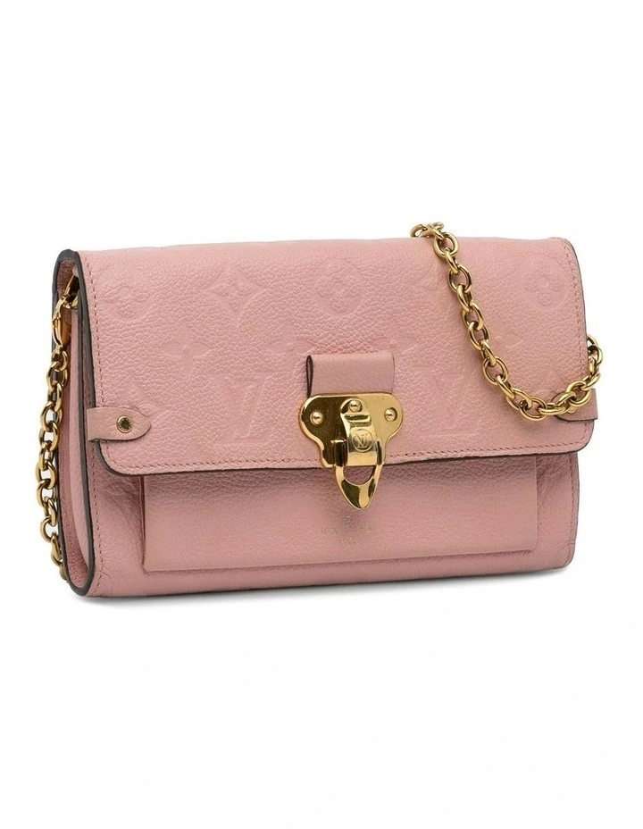 Vavin Wallet on Chain Leather Shoulder Bag in Pink image 2
