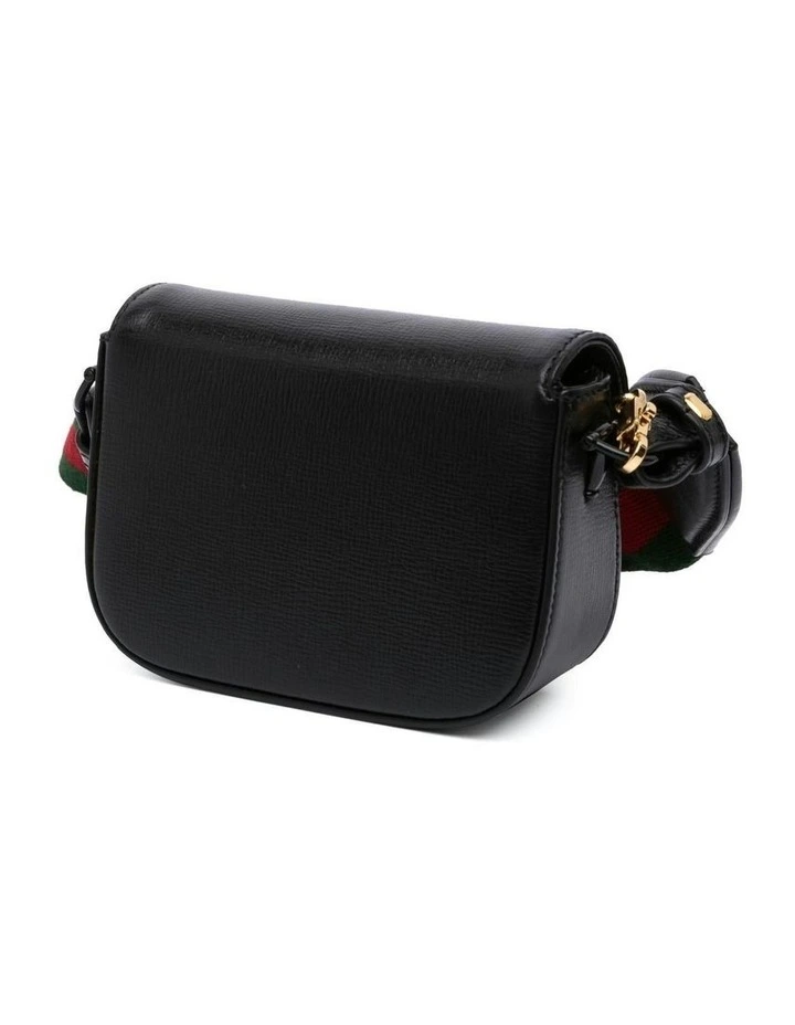 Gucci Elegance Shoulder Bag with Decorative Chain and Stripe Accent Pre-Loved in Black (Azura Fashion Group ABN 30 617 598 651) image 2