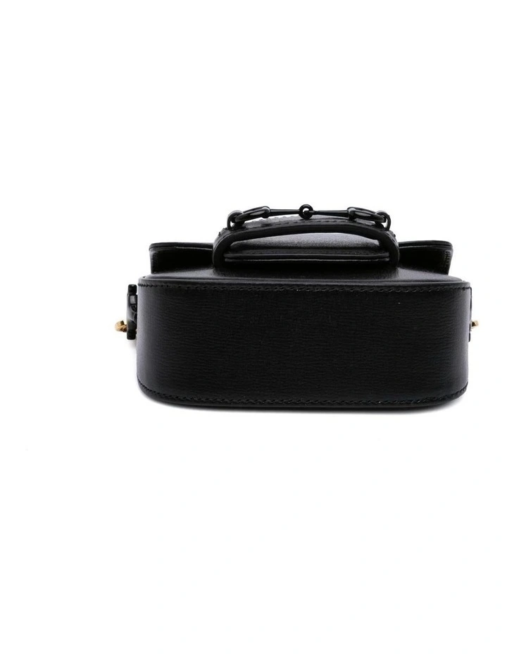 Gucci Elegance Shoulder Bag with Decorative Chain and Stripe Accent Pre-Loved in Black (Azura Fashion Group ABN 30 617 598 651) image 3