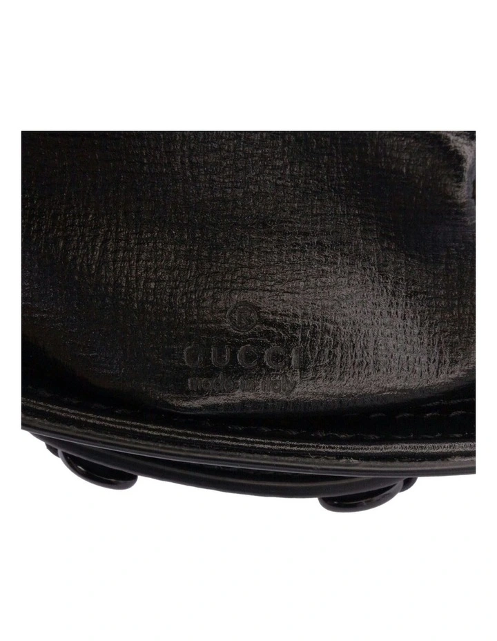 Gucci Elegance Shoulder Bag with Decorative Chain and Stripe Accent Pre-Loved in Black (Azura Fashion Group ABN 30 617 598 651) image 5