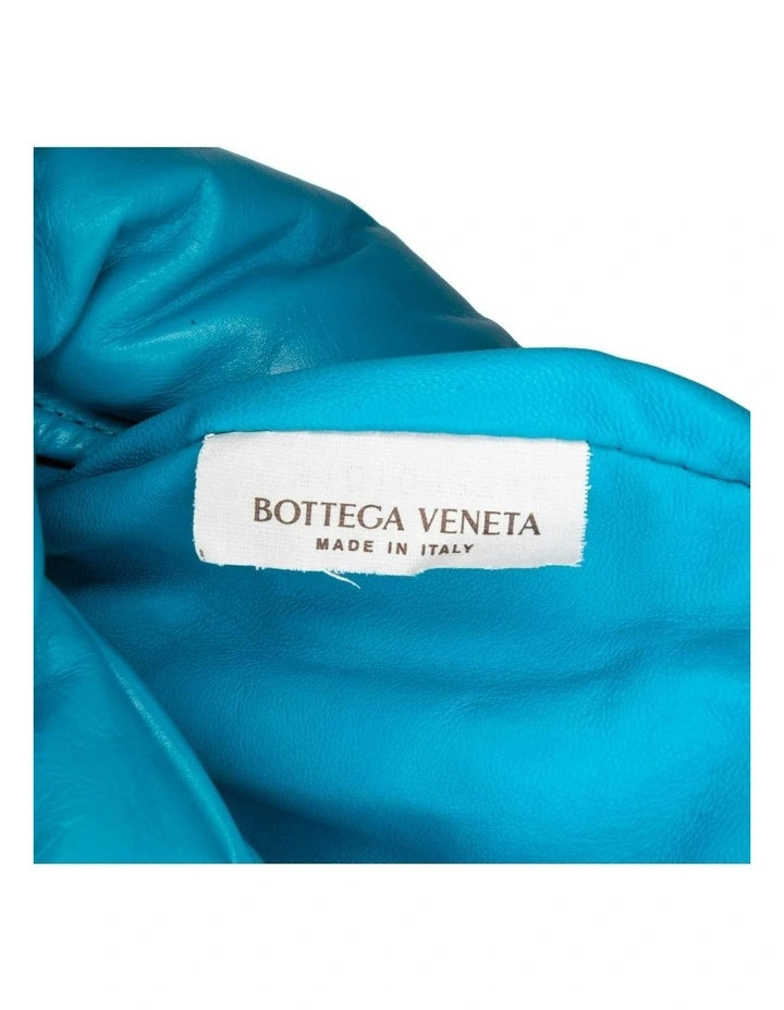 Bottega Veneta Mini Jodie Knot Handle Leather Pre-Loved Bag in Blue image 6