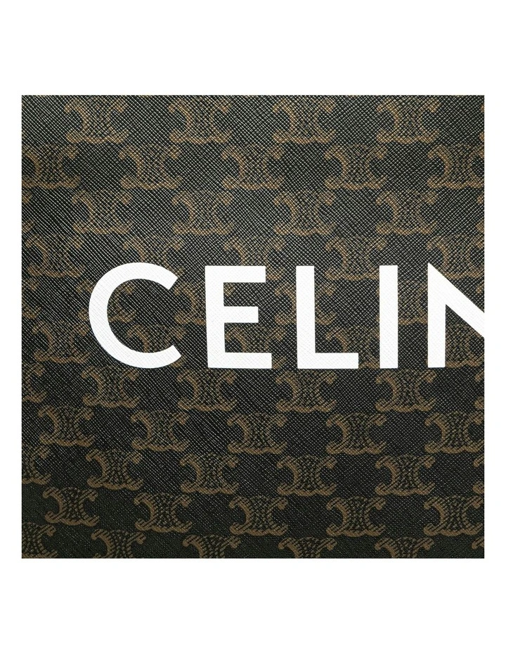 Celine Vertical Tote Bag in Black image 6