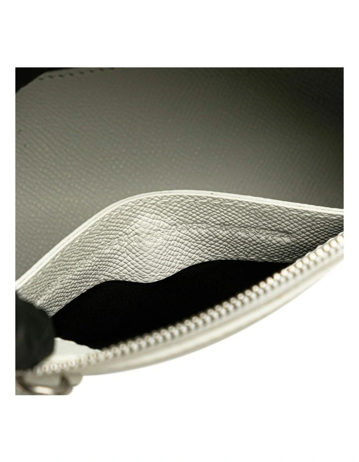 Ville XXS Dome Leather Top Handle Bag Pre-Loved in White image 6