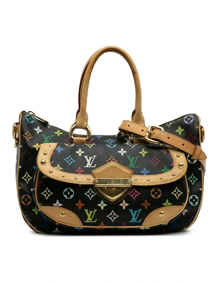 Rita Printed Leather Pre-Loved Satchel in Multi image 1