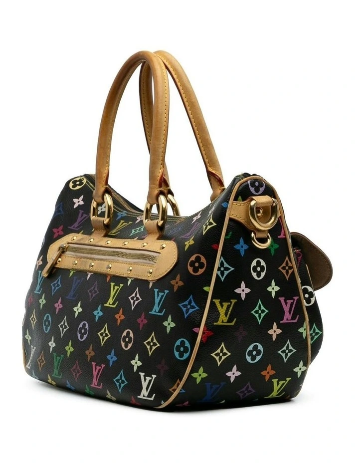 Rita Printed Leather Pre-Loved Satchel in Multi image 2