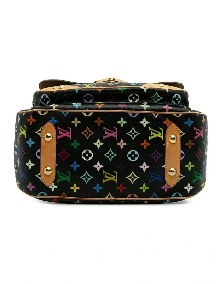 Rita Printed Leather Pre-Loved Satchel in Multi image 3