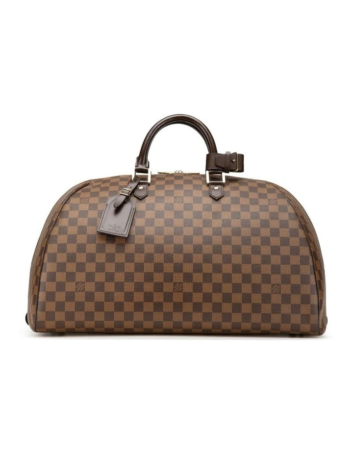 Louis Vuitton Damier Ebene Ribera GM Pre-Loved Canvas Bag in Brown image 1