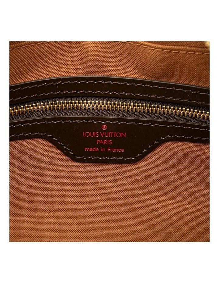 Louis Vuitton Damier Ebene Ribera GM Pre-Loved Canvas Bag in Brown image 6