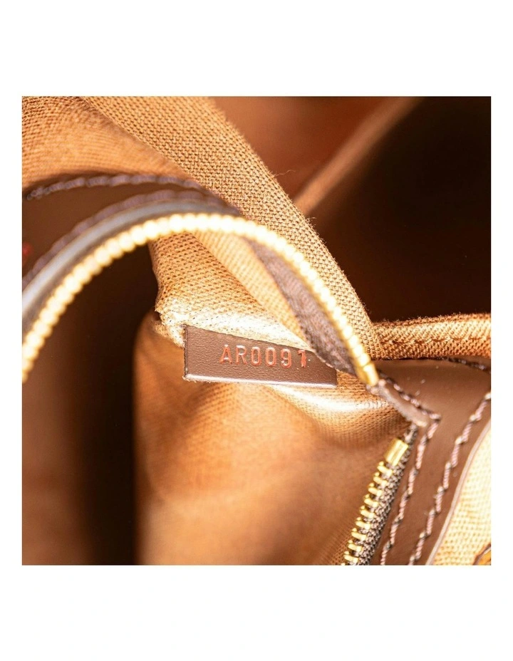 Louis Vuitton Damier Ebene Ribera GM Pre-Loved Canvas Bag in Brown image 7