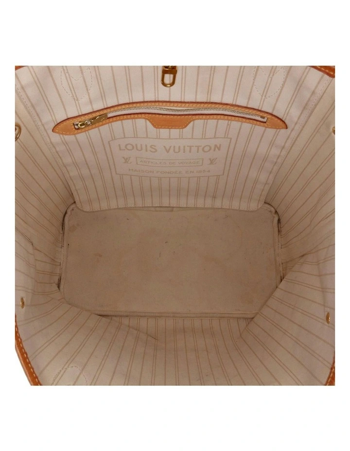 Louis Vuitton Neverfull Checkered Pre-Loved MM Tote Bag in Multi image 4