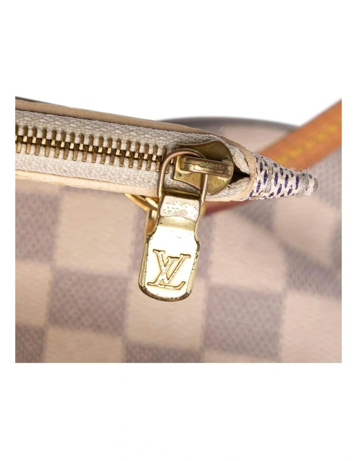 Louis Vuitton Neverfull Checkered Pre-Loved MM Tote Bag in Multi image 7