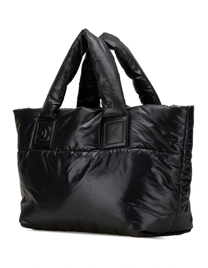 Chanel Coco Cocoon Handle Pre-Loved Tote Bag in Black image 2