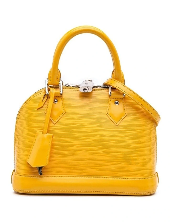 Louis Vuitton Alma BB Structured Pre-Loved Leather Top Bag in Yellow (Azura Fashion Group ABN 30 617 598 651) image 1