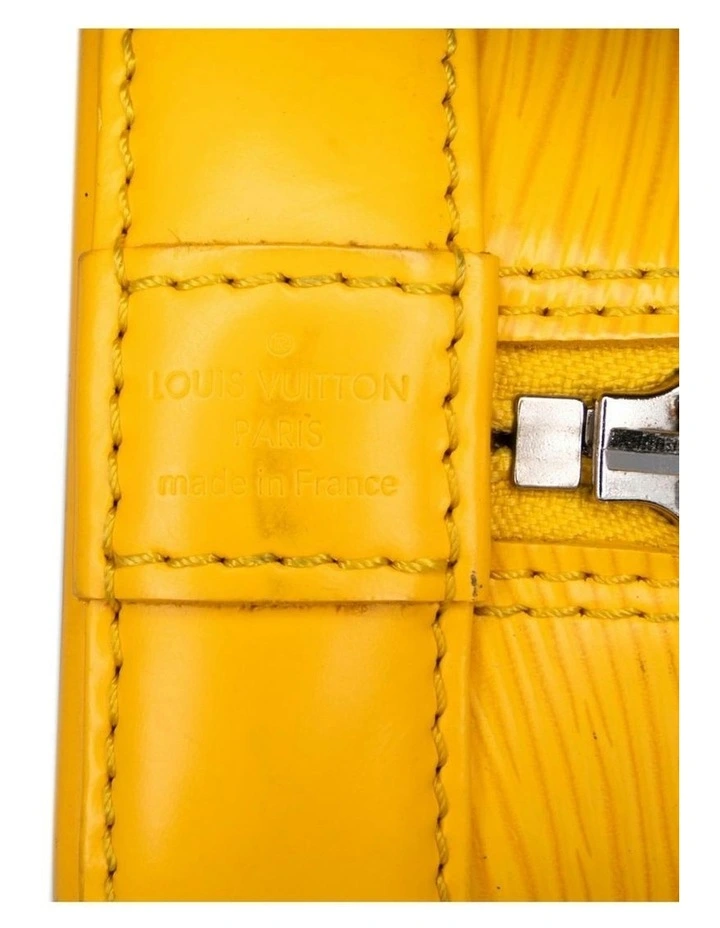 Louis Vuitton Alma BB Structured Pre-Loved Leather Top Bag in Yellow (Azura Fashion Group ABN 30 617 598 651) image 5