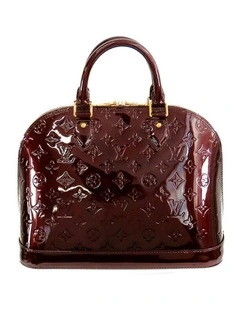 Louis Vuitton Alma PM Leather Top Handle Pre-Loved  Satchel in Red (Azura Fashion Group ABN 30 617 598 651)
