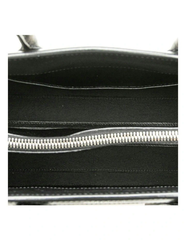 Saint Laurent Sac de Jour Structured Top Handle Bag Pre-Loved in Beige image 4